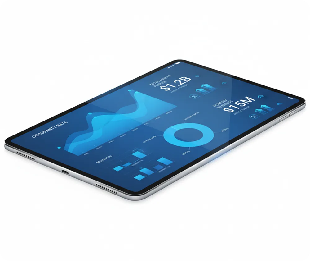 Elate property management analytics dashboard